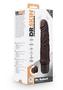 Dr. Skin Platinum Collection Silicone Dr. Robert Vibrating Dildo 7in - Chocolate